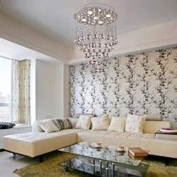 Candelabru de cristal cu design cu 5 lumini (cristal K9)