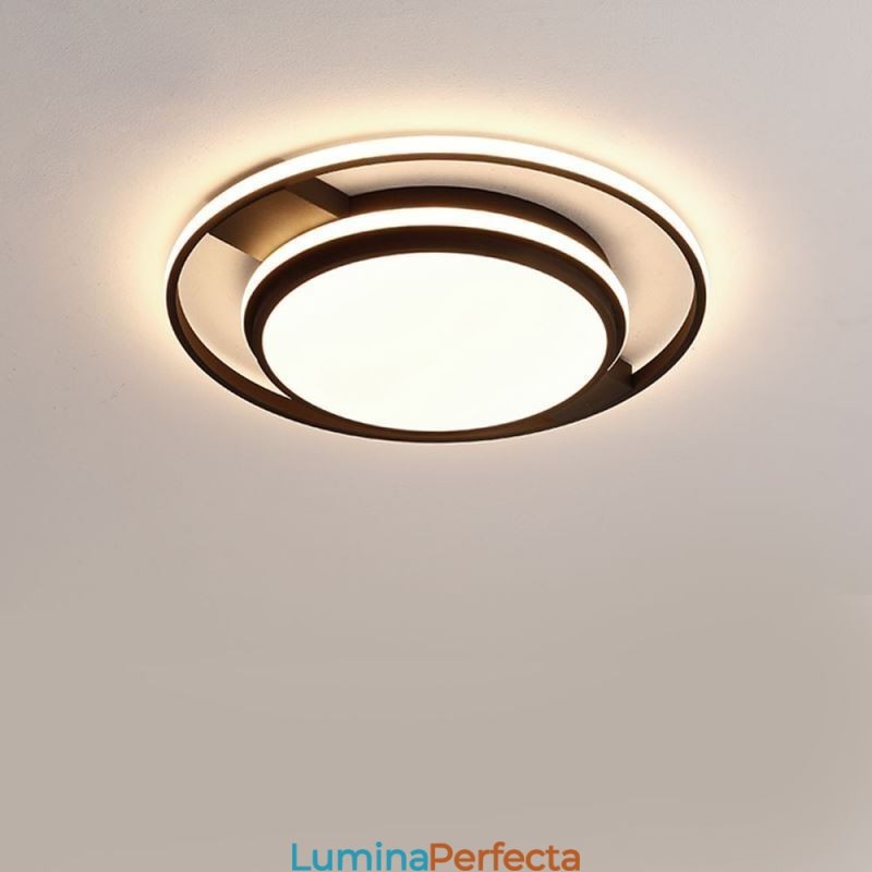 Plafoniera rotundă, modernă, minimalistă, cu montare încastrabilă