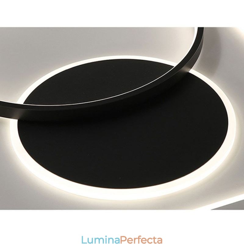 Plafoniera minimalistă modernă, rotundă și pătrată, cu montare încastrabilă