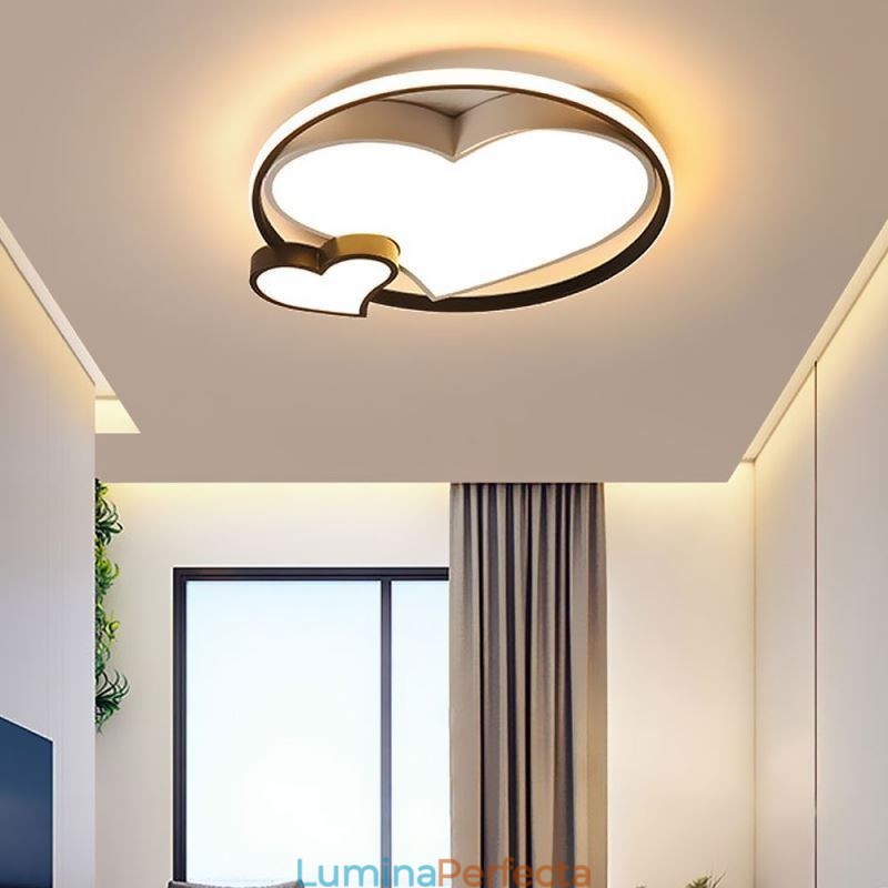 Plafoniera cu montare încastrabilă Double Hearts Iluminat decorativ