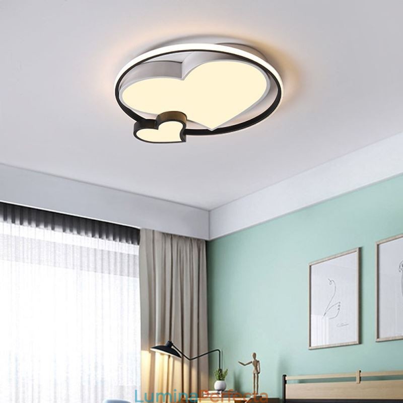 Plafoniera cu montare încastrabilă Double Hearts Iluminat decorativ