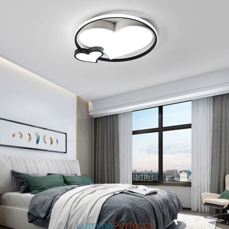 Plafoniera cu montare încastrabilă Double Hearts Iluminat decorativ