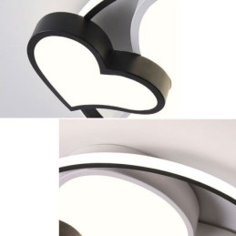 Plafoniera cu montare încastrabilă Double Hearts Iluminat decorativ