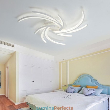 Plafoniera liniară neregulată cu montare încastrabilă Iluminat modern Plafoniera liniară neregulată cu montare încastrabilă Iluminat modern