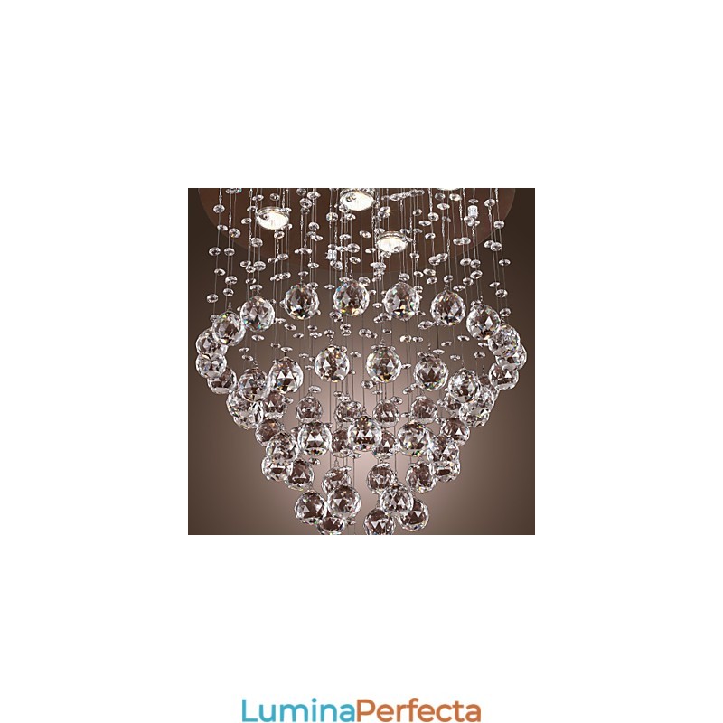 Candelabru de cristal cu design cu 5 lumini (cristal K9)