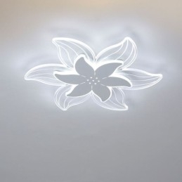 Plafoniera elegantă cu montaj încadrat cu flori Iluminat decorativ unic