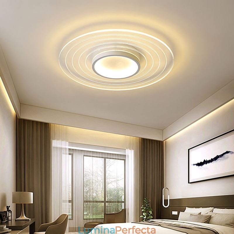 Plafoniera circulară modernă cu montare încadrată Corp de iluminat minimalist