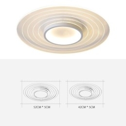 Plafoniera circulară modernă cu montare încadrată Corp de iluminat minimalist