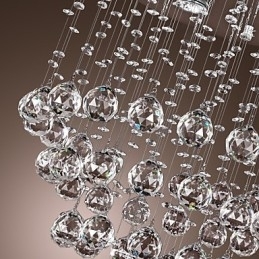 Candelabru de cristal cu design cu 5 lumini (cristal K9)