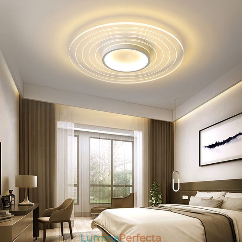 Plafoniera circulară modernă cu montare încadrată Corp de iluminat minimalist