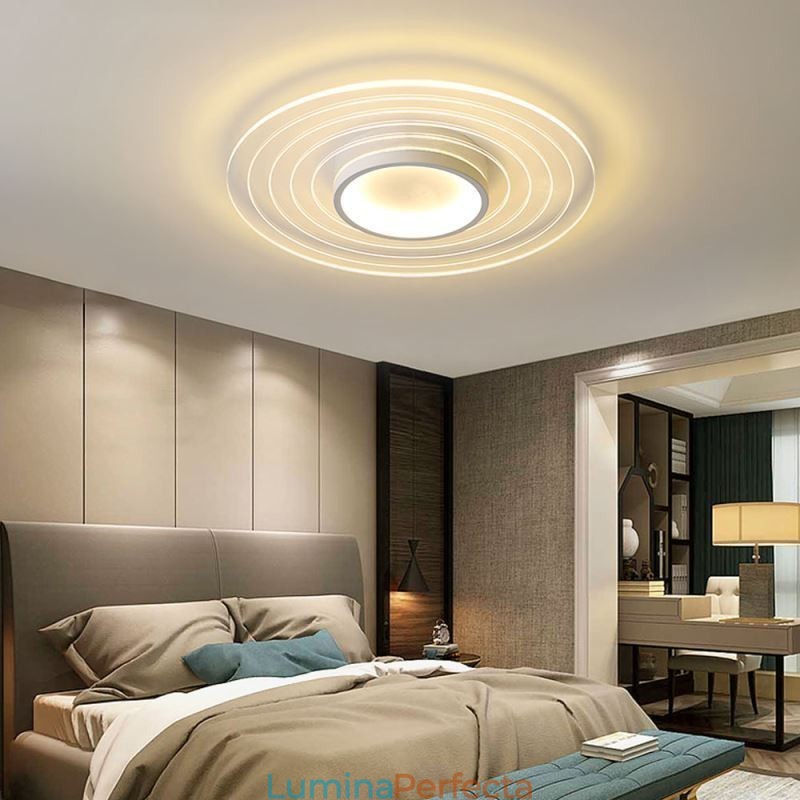 Plafoniera circulară modernă cu montare încadrată Corp de iluminat minimalist
