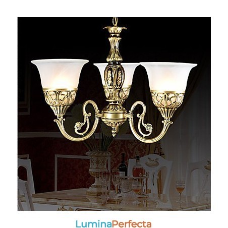 Candelabru clasic tradițional din metal bronz Candelabru clasic tradițional din metal bronz