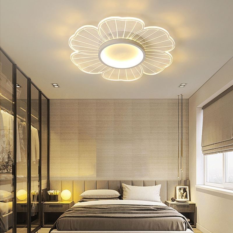 Plafoniera minimalistă petală cu montare încadrată Iluminat pentru decorare creativă
