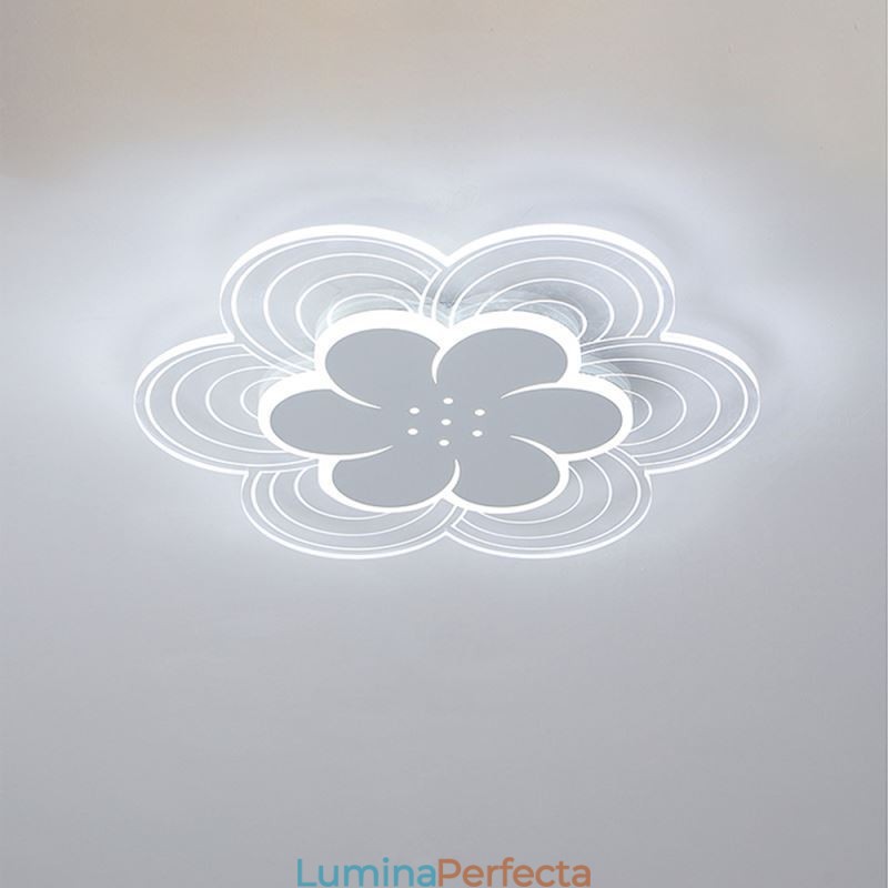 Plafoniera superbă petală cu montare încastrabilă Lumină acrilică minimalistă
