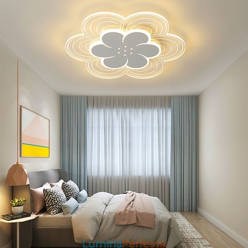Plafoniera superbă petală cu montare încastrabilă Lumină acrilică minimalistă