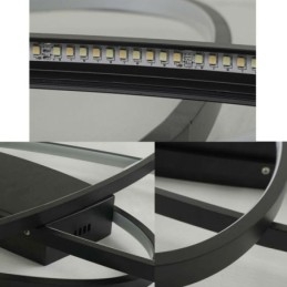 Plafoniera ovală modernă cu montare încastrabilă Corp de iluminat decorativ din acril