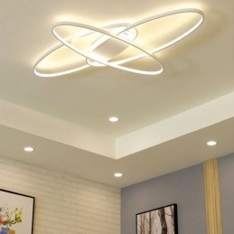 Plafoniera ovală modernă cu montare încastrabilă Corp de iluminat decorativ din acril