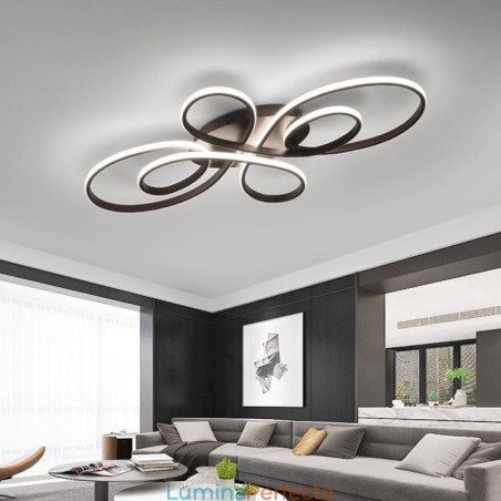 Plafoniera modernă cu montaj încastrat Iluminat decorativ cu design floral Plafoniera modernă cu montaj încastrat Iluminat decorativ cu design floral