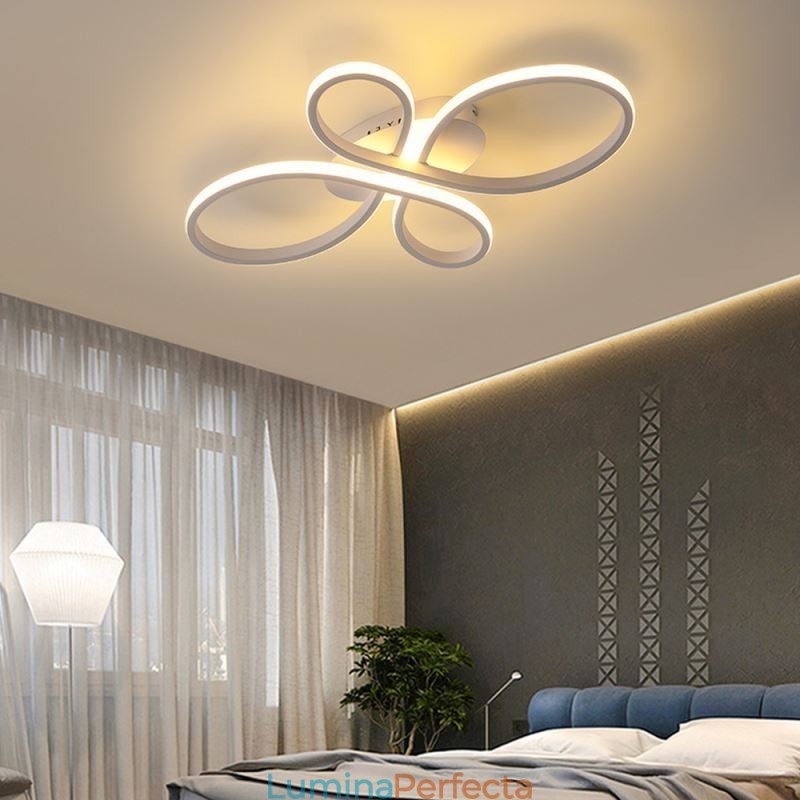 Plafoniera modernă cu montaj încastrat Iluminat decorativ cu design floral