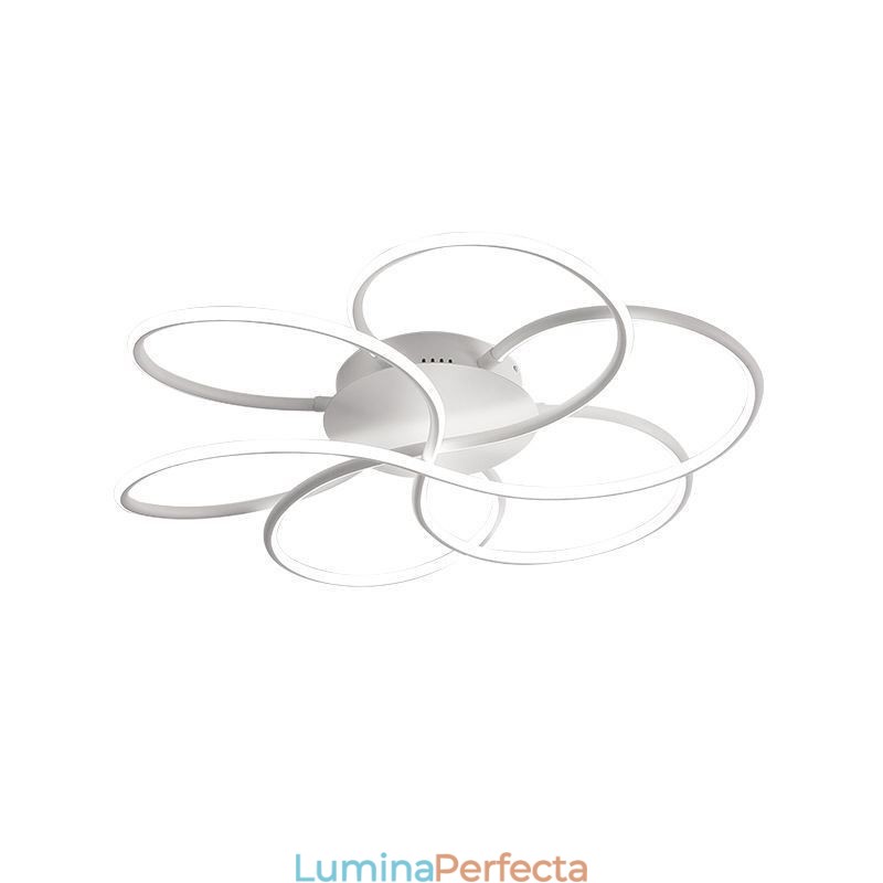 Plafoniera liniară cu montare încasată Lumină modernă cu design floral