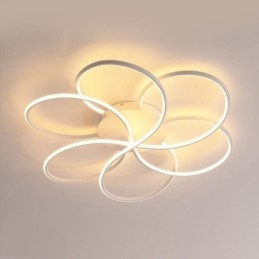 Plafoniera liniară cu montare încasată Lumină modernă cu design floral