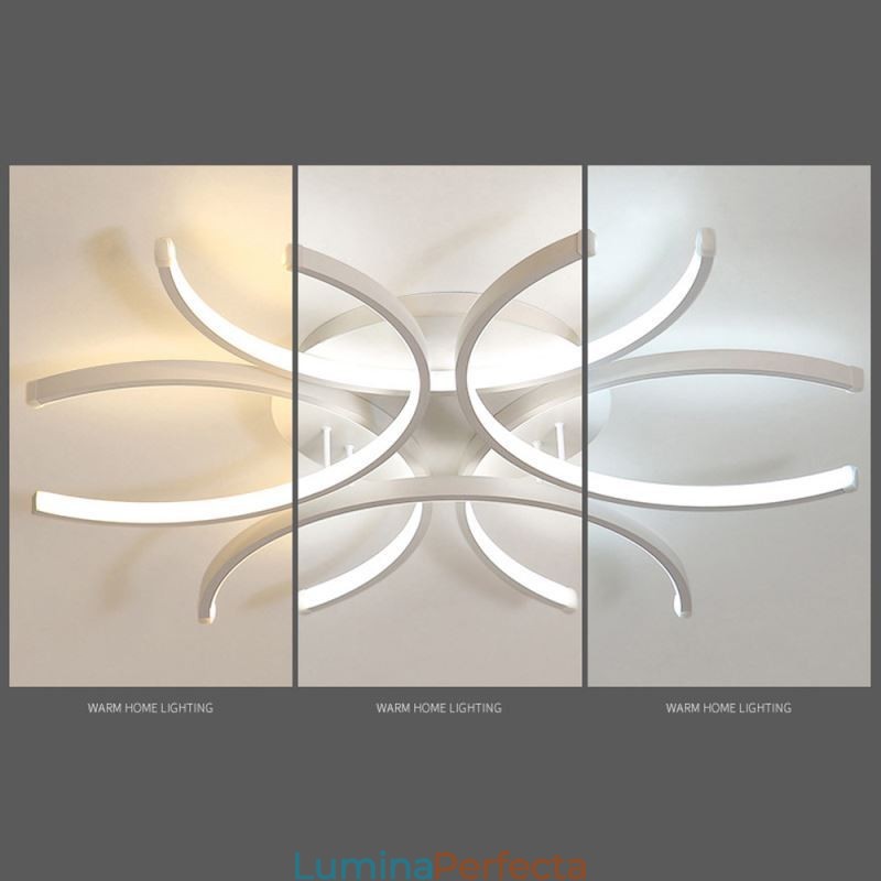 Plafoniera modernă cu montaj încastrat Lumină decorativă cu gel de silice