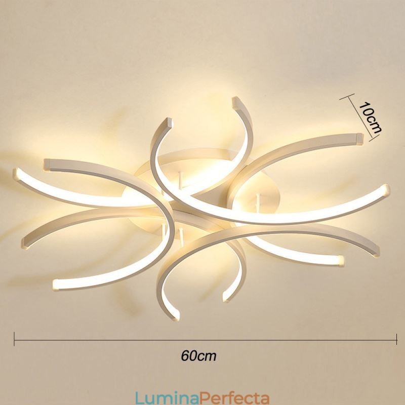 Plafoniera modernă cu montaj încastrat Lumină decorativă cu gel de silice