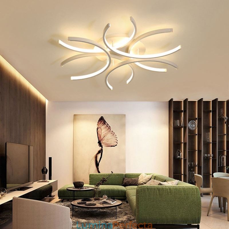 Plafoniera modernă cu montaj încastrat Lumină decorativă cu gel de silice