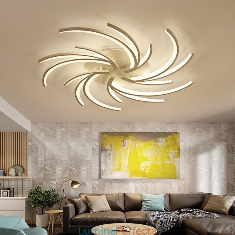 Plafoniera modernă cu montare încadrată pentru moara de vânt Iluminat cu decorare neregulată