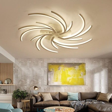 Plafoniera modernă cu montare încadrată pentru moara de vânt Iluminat cu decorare neregulată Plafoniera modernă cu montare încadrată pentru moara de vânt Iluminat cu decorare neregulată