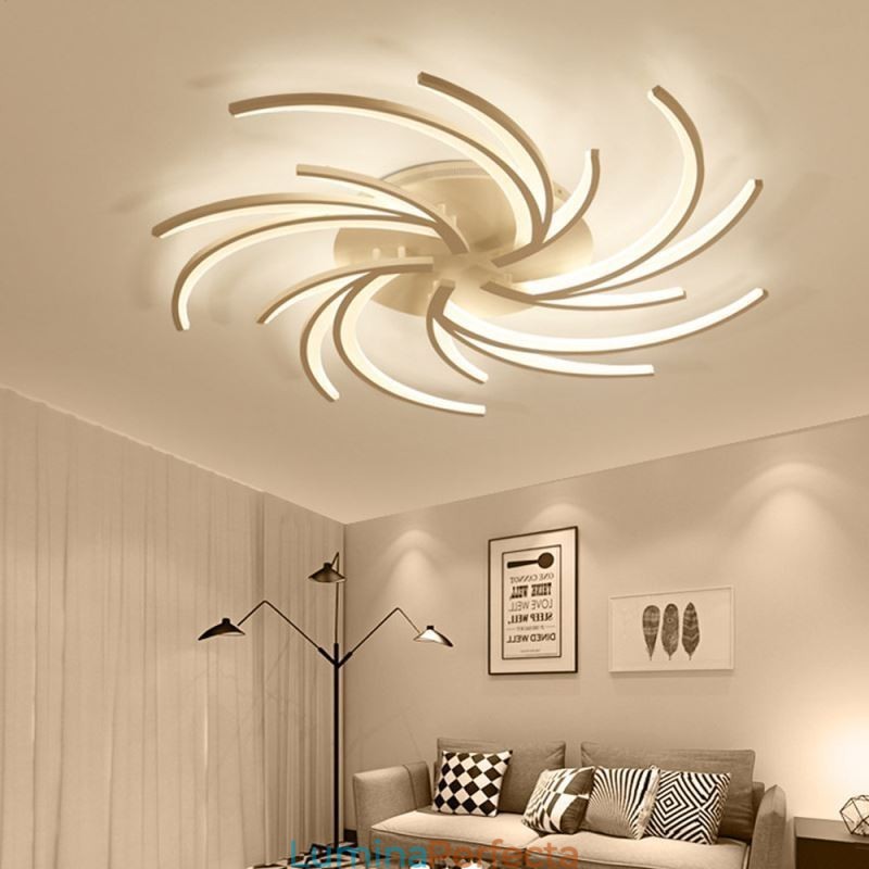 Plafoniera modernă cu montare încadrată pentru moara de vânt Iluminat cu decorare neregulată