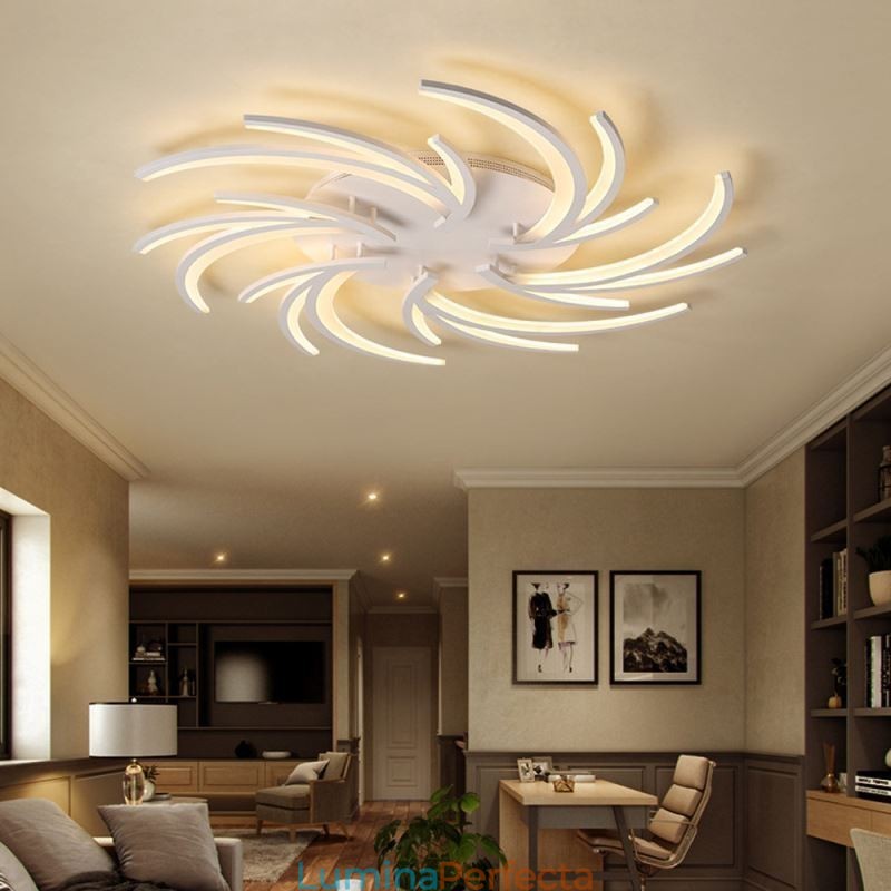 Plafoniera modernă cu montare încadrată pentru moara de vânt Iluminat cu decorare neregulată