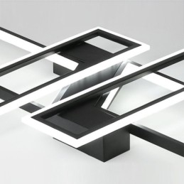 Plafoniera cu 4 lumini, liniar, modern, geometric, decorativ