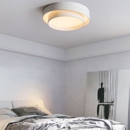 Plafoniera circulară contemporană cu montare încasată