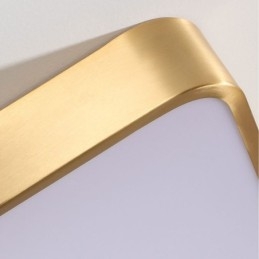 Plafoniera pătrată acrilică minimalistă cu montare încastrabilă