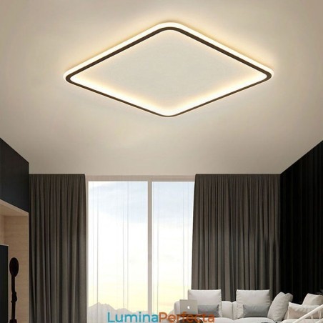 Plafoniera modernă, minimalistă, cu montare încastrabilă, ultra subțire Plafoniera modernă, minimalistă, cu montare încastrabilă, ultra subțire