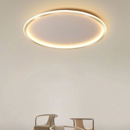 Plafoniera circulară minimalistă cu montare încasată