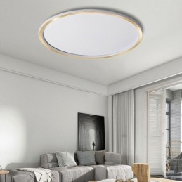 Plafoniera circulară minimalistă cu montare încasată