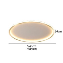 Plafoniera circulară minimalistă cu montare încasată