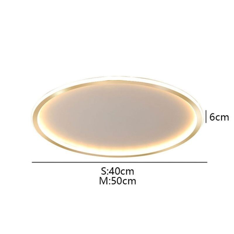 Plafoniera circulară minimalistă cu montare încasată