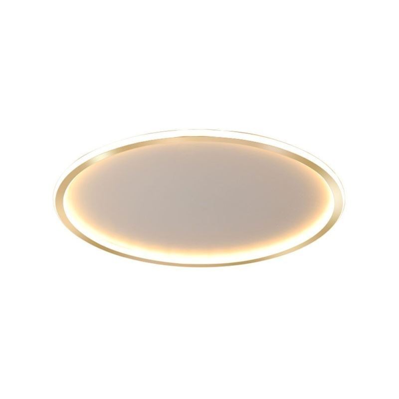 Plafoniera circulară minimalistă cu montare încasată