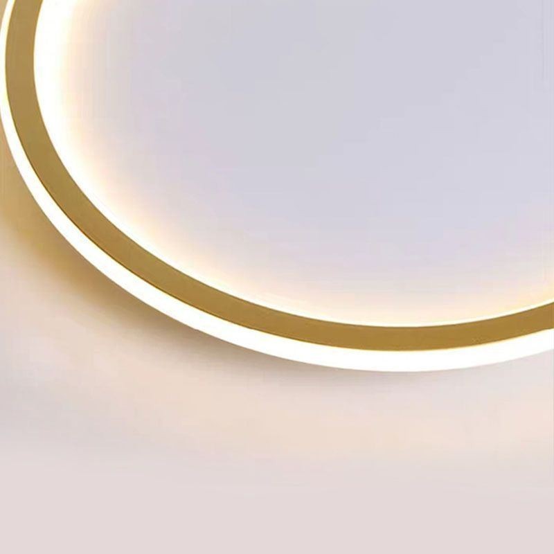 Plafoniera circulară minimalistă cu montare încasată