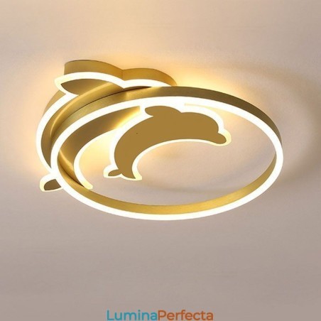 Plafoniera Gold Dolphin Plafoniera Gold Dolphin