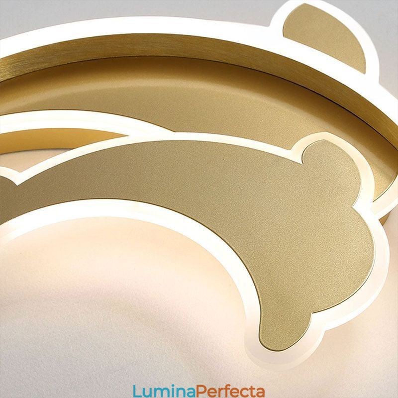 Plafoniera Gold Dolphin