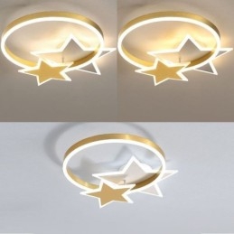Plafoniera cu montare încastrabilă Star Corp de iluminat cu stele duble acrilice