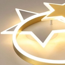 Plafoniera cu montare încastrabilă Star Corp de iluminat cu stele duble acrilice