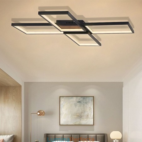 Plafoniera minimalistă din acrilic în formă de X Plafoniera minimalistă din acrilic în formă de X