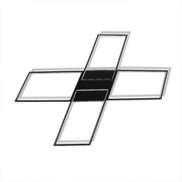 Plafoniera minimalistă din acrilic în formă de X