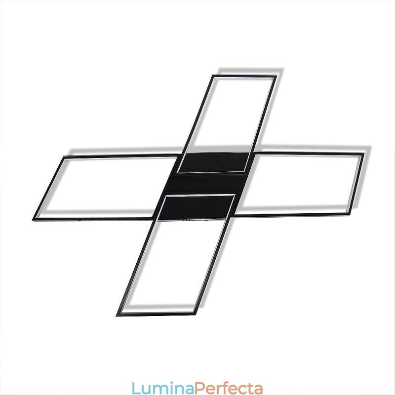 Plafoniera minimalistă din acrilic în formă de X