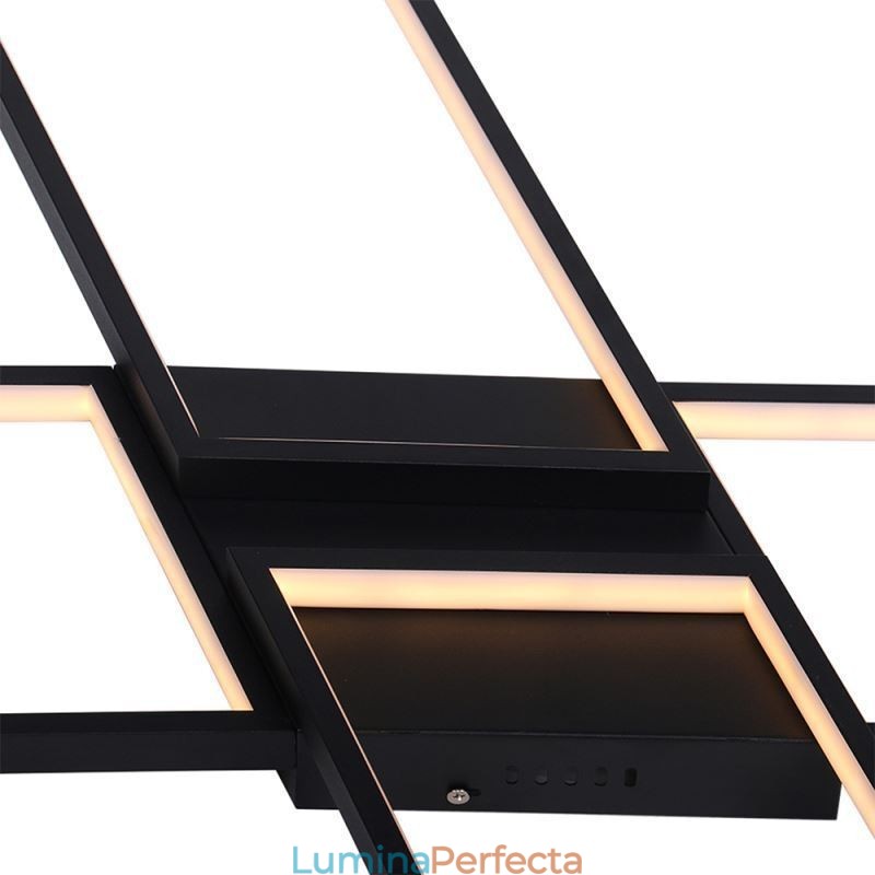 Plafoniera minimalistă din acrilic în formă de X